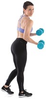 Gymstick Active Vinyl Dumbbells - Met Online Trainingsvideo's - 2 x 3 kg-3