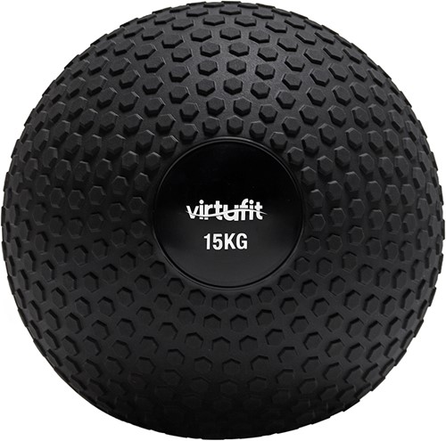 VirtuFit Slam Ball – Fitness Bal – 15 kg – Zwart