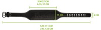VirtuFit Leren Lifting Belt Pro - Lederen Halterriem Afmetingen