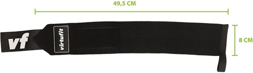 VirtuFit Wrist Wraps horizontaal afmetingen