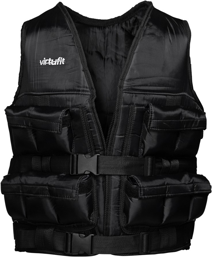 VirtuFit Verstelbaar Gewichtsvest Pro - 10 kg Zwart |