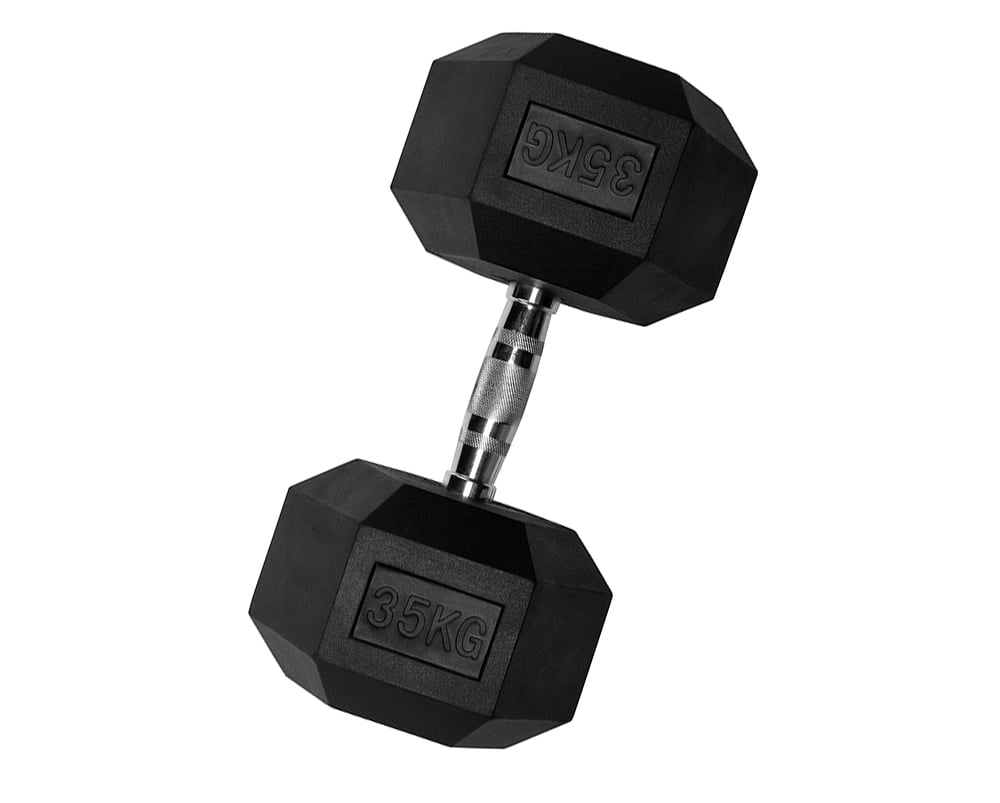 VirtuFit Hexa Dumbbell Pro - 35 kg - Per Stuk