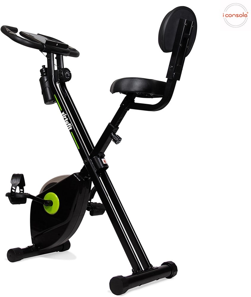 VirtuFit iConsole Opvouwbare Hometrainer met Rugleuning en Bidonhouder - Tweedekans