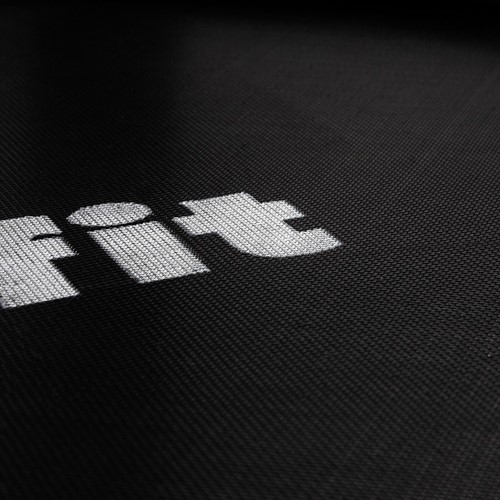virtufit kindertrampoline met veiligheidsnet - zwart - 140 cm