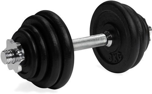 VirtuFit Verstelbare Dumbbellset Pro - Halterset - Gietijzer - 1 x 15 kg
