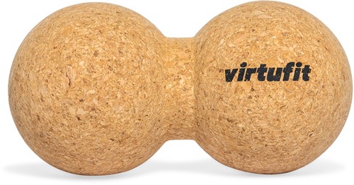 VirtuFit Premium Kurk Peanut Ball - Dual Massagebal - Ecologisch
