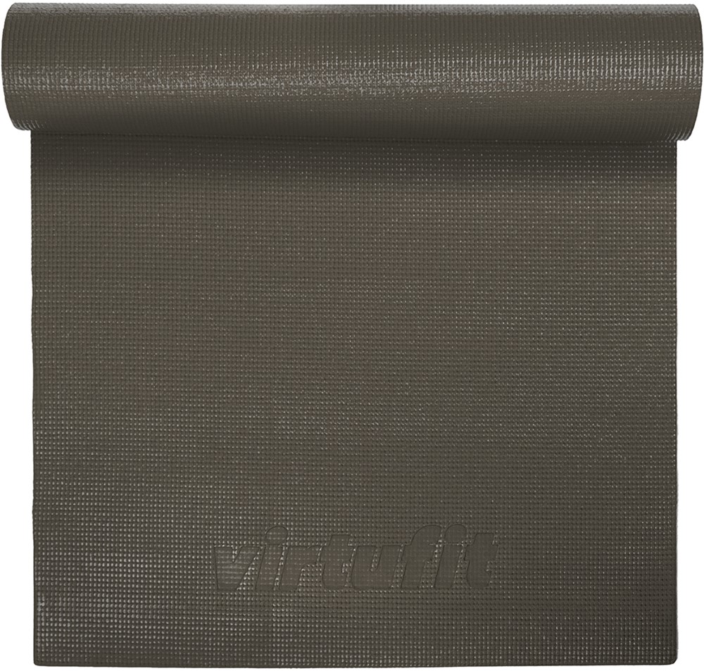 VirtuFit Premium Yogamat - 183 x 61 x 0,6 cm - Steel Grey met grote korting