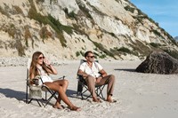 VirtuFit Opvouwbare Camping Stoel - Strandstoel - Grijs - sfeerafbeelding 3