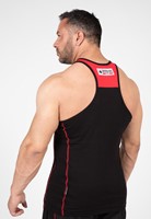 Gorilla Wear Wallace Tank Top - Zwart/Rood-2