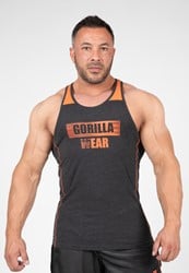 Gorilla Wear Wallace Tank Top - Grijs/Oranje
