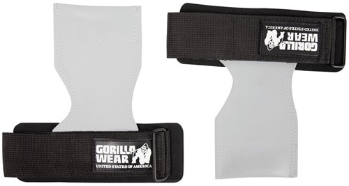 Gorilla Wear Lifting Grips - Zwart/Wit