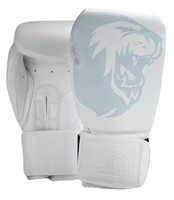 Super Pro Combat Gear Legend SE Lederen (Kick)Bokshandschoenen - Wit - 16 oz