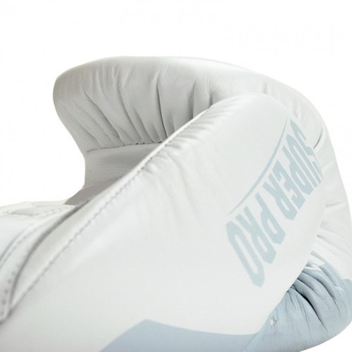 Super Pro Combat Gear Legend SE Lederen (Kick)Bokshandschoenen - Wit
