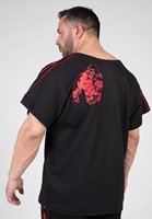 Gorilla Wear Buffalo Old School Workout T-Shirt - Zwart/Rood-2