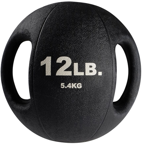 Body-Solid Dual-Grip Medicine Ball - Medicijnbal met Handvaten - 5,4 kg