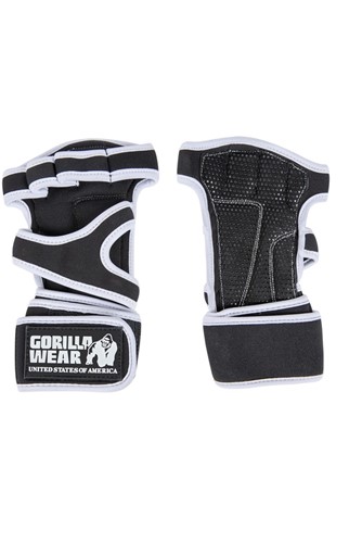 Gorilla Wear Yuma Krachtsport Handschoenen - Zwart / Wit