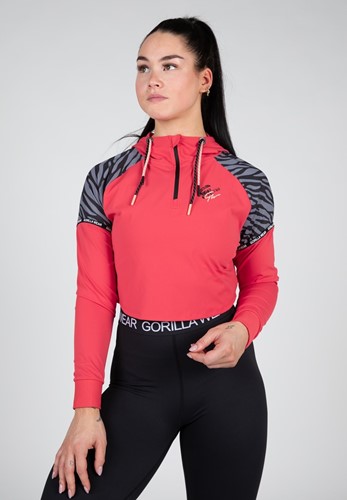 Gorilla Wear Zion Cropped Hoodie - Rood - XS