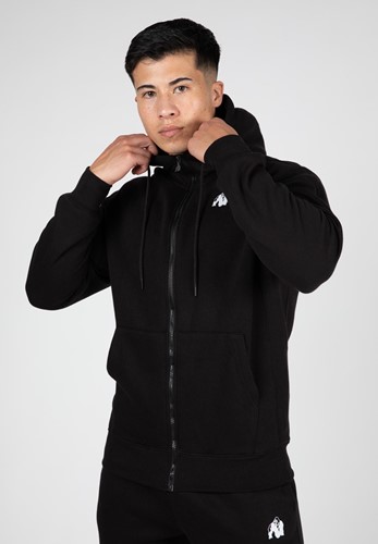 Gorilla Wear Kennewick Zipped Hoodie - Zwart
