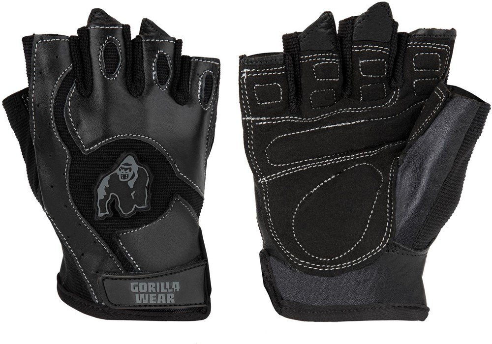 Gorilla Wear Mitchell Training Gloves - Fitness Handschoenen - Zwart - 3XL