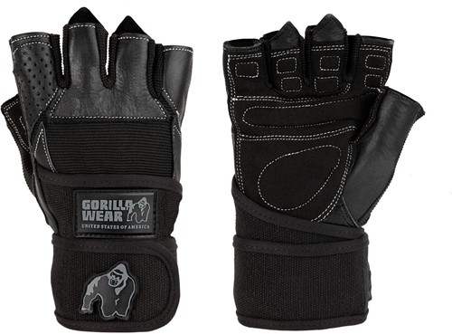 heroïne paraplu Verdrag Gorilla Wear Dallas Wrist Wrap Handschoenen - Fitness Handschoenen - Zwart  - S | Fitnessapparaat.nl