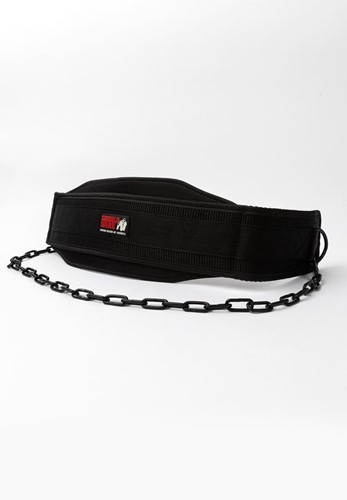 Gorilla Wear Nylon Dip Belt - Zwart