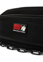 Gorilla Wear Nylon Dip Belt - Zwart