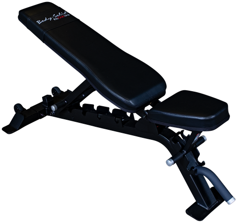 Body-Solid Pro Club Line Verstelbare Trainingsbank - Flat/Incline/Decline - Zwart