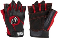 Gorilla Wear Mitchell Training Gloves - Fitness Handschoenen - Zwart/Rood