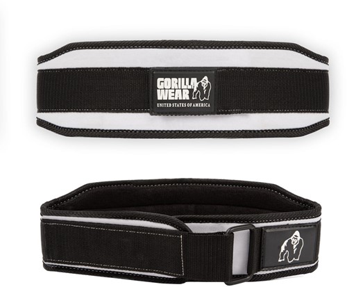 Gorilla Wear 4 Inch Dames Lifting Belt - Zwart / Wit